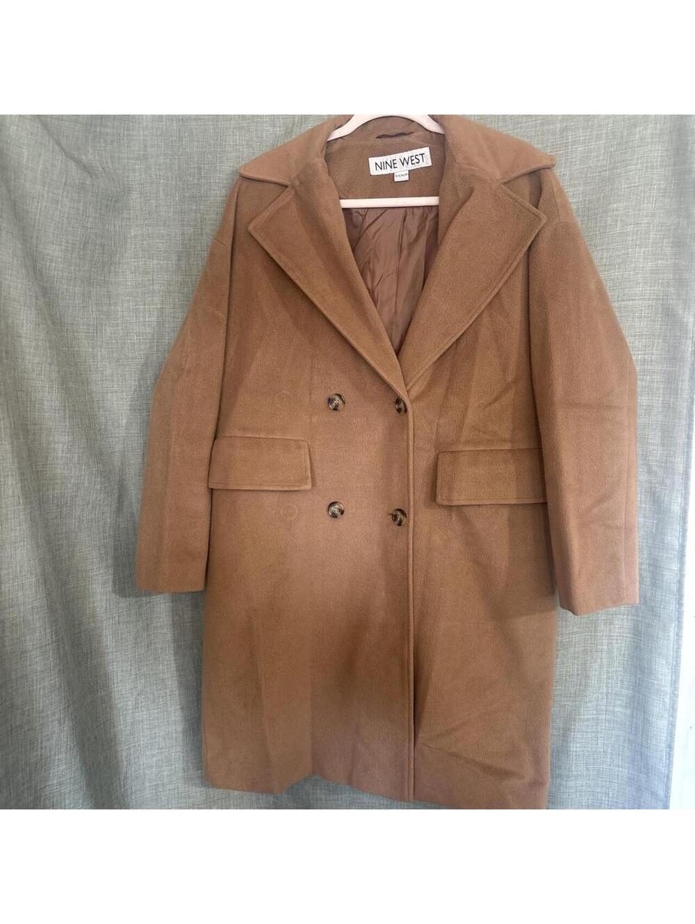 Nine West Women's Brown and Tan Coat